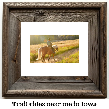 trail rides near me in Iowa